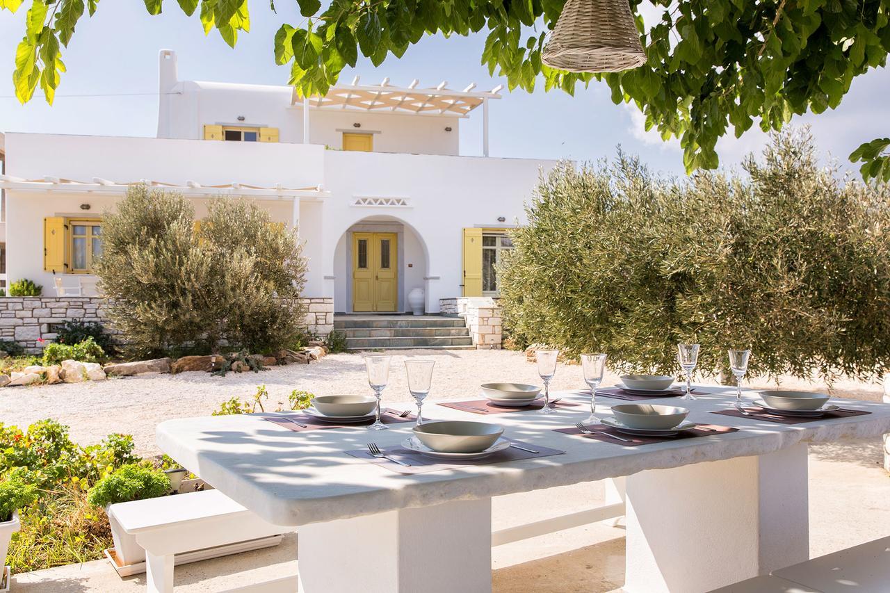 Villa San Dimitrio House On The Beach لوغاراس المظهر الخارجي الصورة