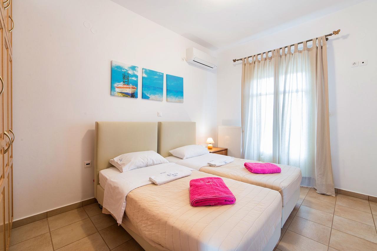 Villa San Dimitrio House On The Beach لوغاراس المظهر الخارجي الصورة