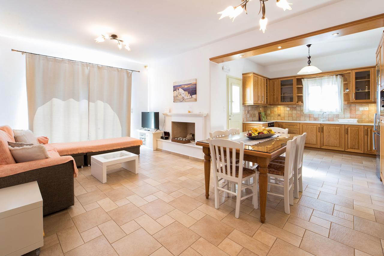 Villa San Dimitrio House On The Beach لوغاراس المظهر الخارجي الصورة